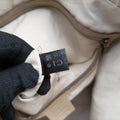 Miss GG Hobo beige×White canvas×leather 326514 D017055745ミス GG ホーボー ベージュ×ホワイト キャンバス×レザー 326514 D017055745