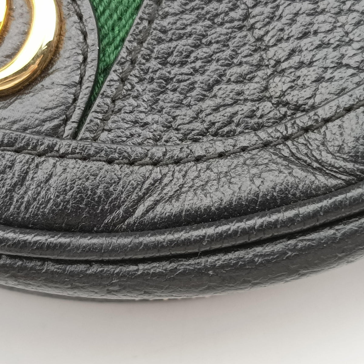 Pre-owned Gucci Ophidia Black×green×red Leather 598661 shoulderbag | stylenewstar