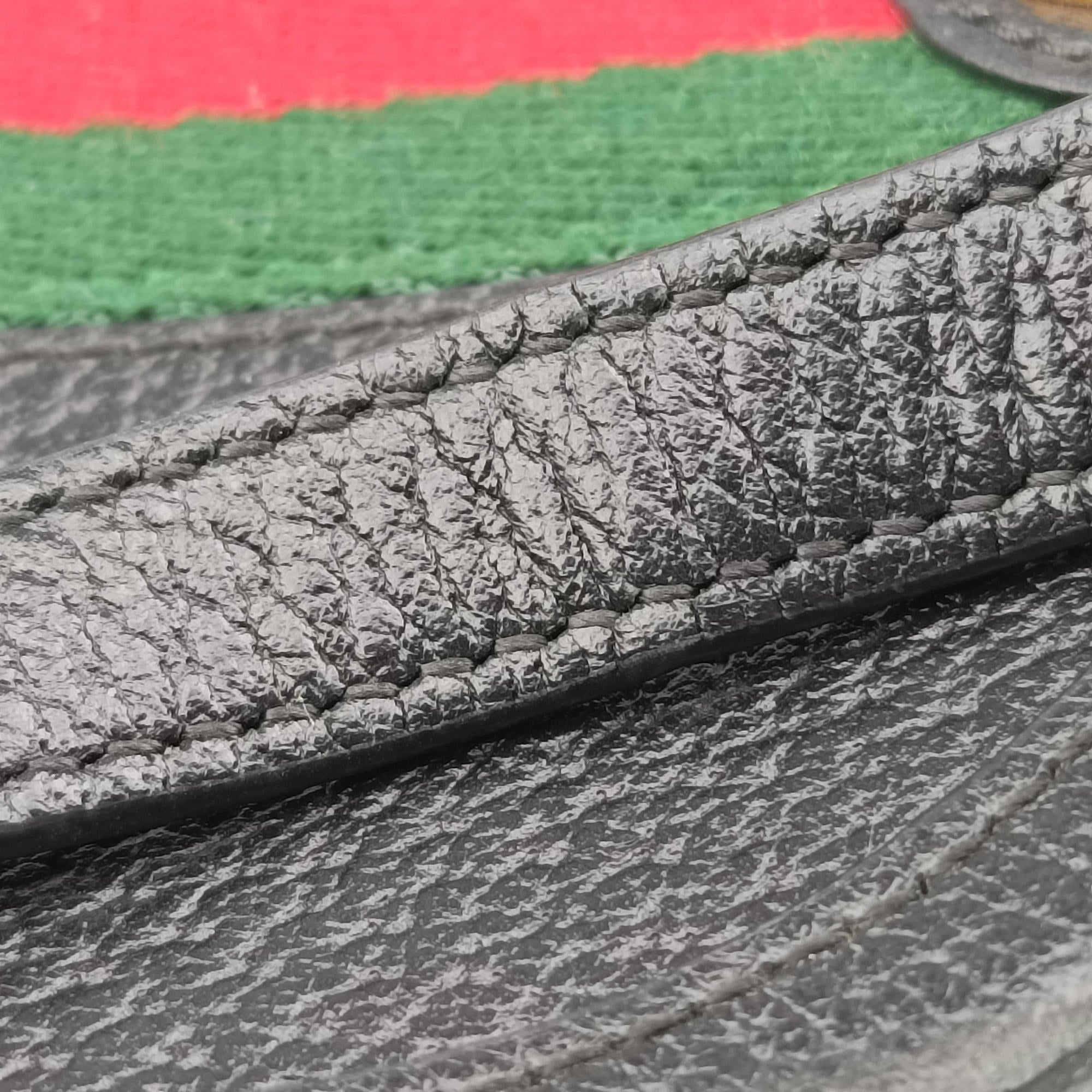 Pre-owned Gucci Ophidia Black×green×red Leather 598661 shoulderbag | stylenewstar