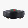 Pre-owned Gucci Ophidia Black×green×red Leather 598661 shoulderbag | stylenewstar