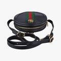 Pre-owned Gucci Ophidia Black×green×red Leather 598661 shoulderbag | stylenewstar