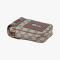 Pre-owned Gucci Ophidia Brown×red×green PVC coated canvas×Leather 598912 shoulderbag | stylenewstar