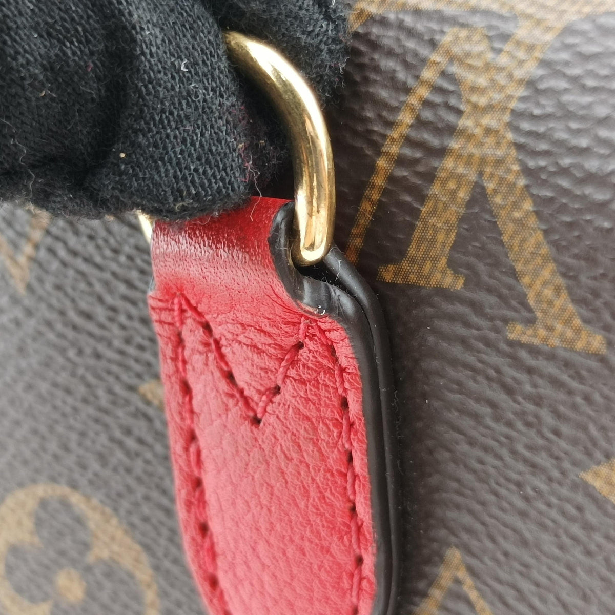 MARIGNAN Brown × Coquelicot Monogram Canvas×calf leather M44286 FL0138 IC Chipマリニャン モノグラム/ブラウン×コクリコ モノグラムキャンバス×カーフレザー M44286 FL0138 ICチップ
