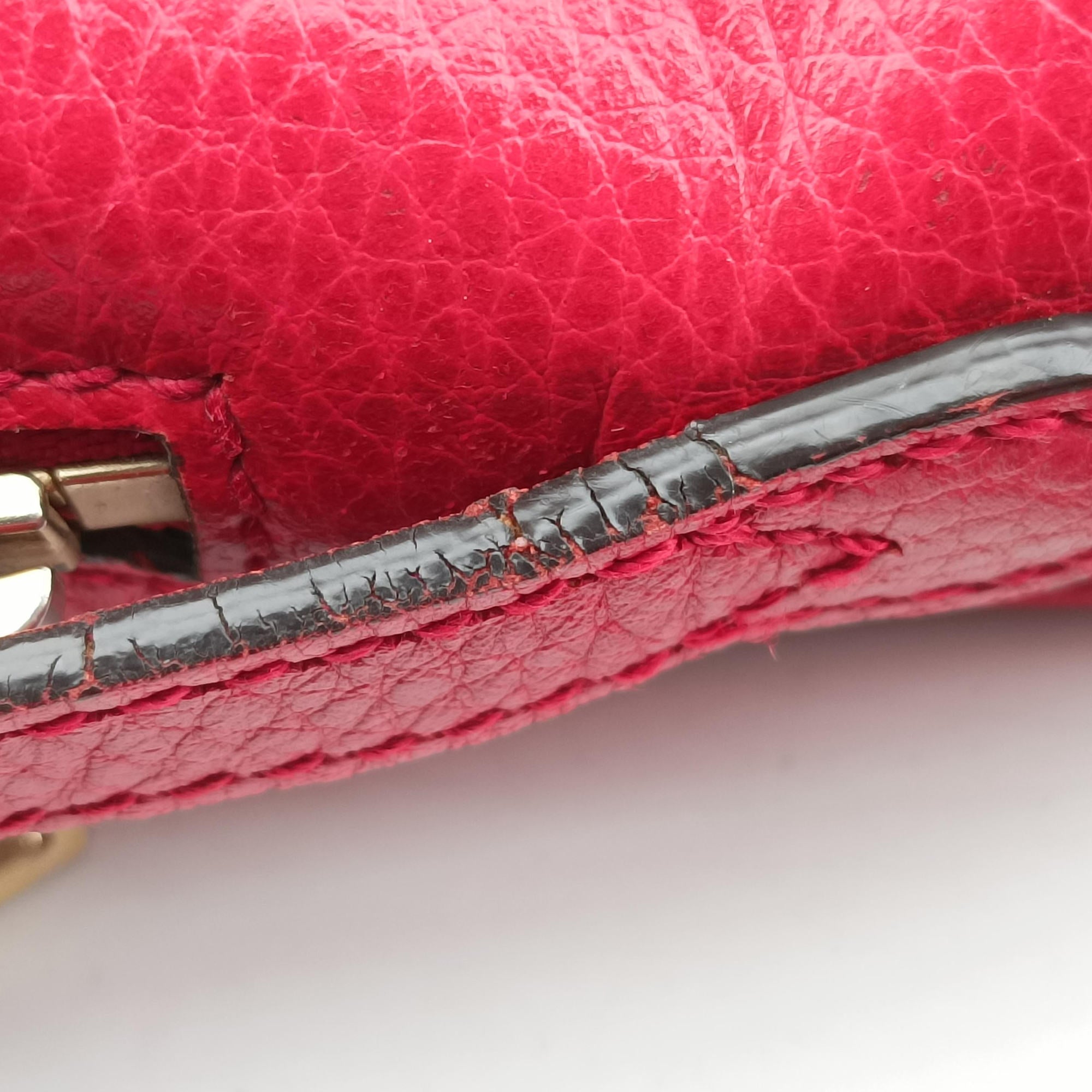 Bree Microguccissima Beige x red Canvas×Leather 449413 I023427209ブリー マイクログッチシマ ベージュ×レッド キャンバス×レザー 449413 I023427209