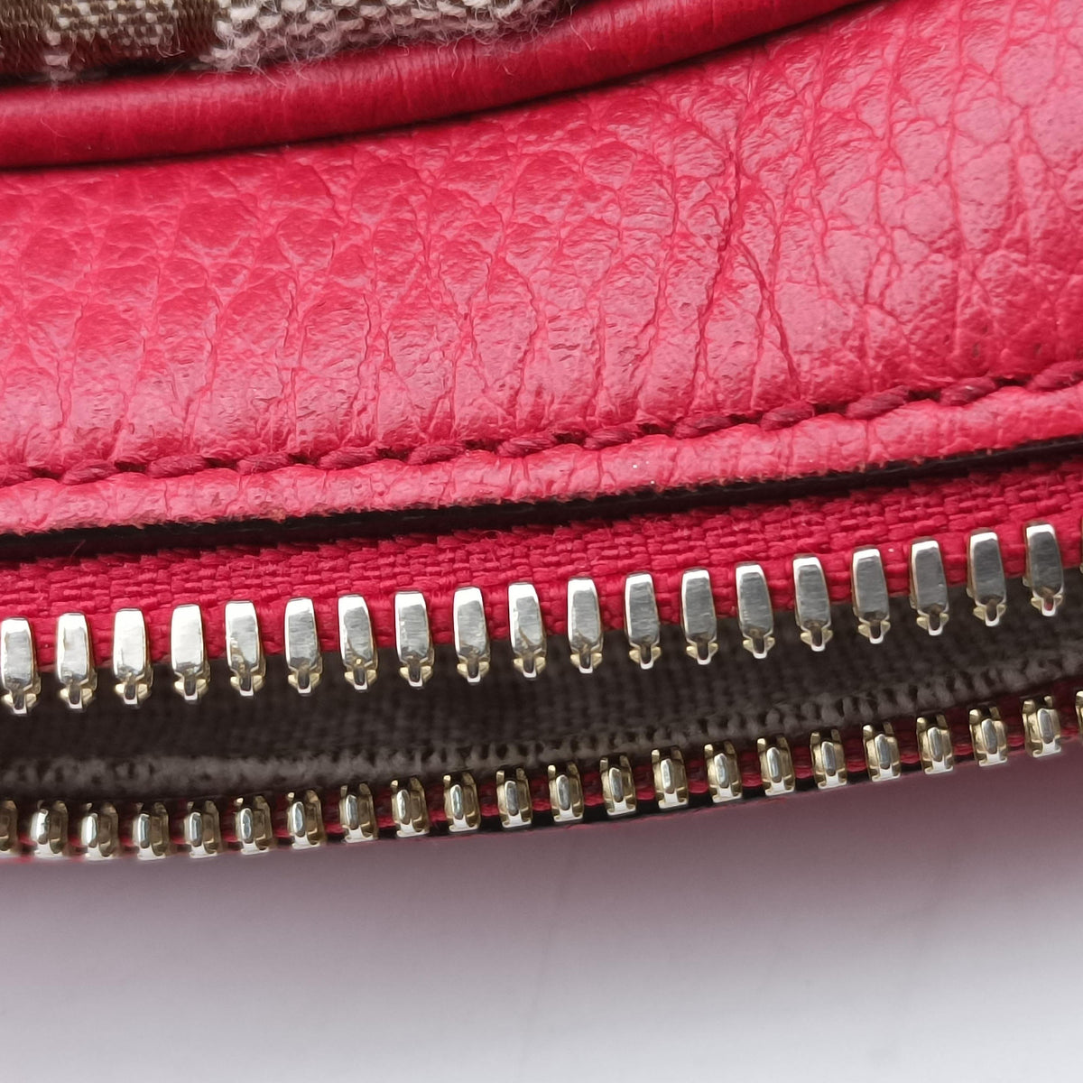 Bree Microguccissima Beige x red Canvas×Leather 449413 I023427209ブリー マイクログッチシマ ベージュ×レッド キャンバス×レザー 449413 I023427209