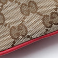 Bree Microguccissima Beige x red Canvas×Leather 449413 I023427209ブリー マイクログッチシマ ベージュ×レッド キャンバス×レザー 449413 I023427209