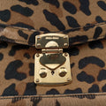 Secondhand Miu Miu Leopard print Multicolour ponyhair×leather  shoulderbag | stylenewstar