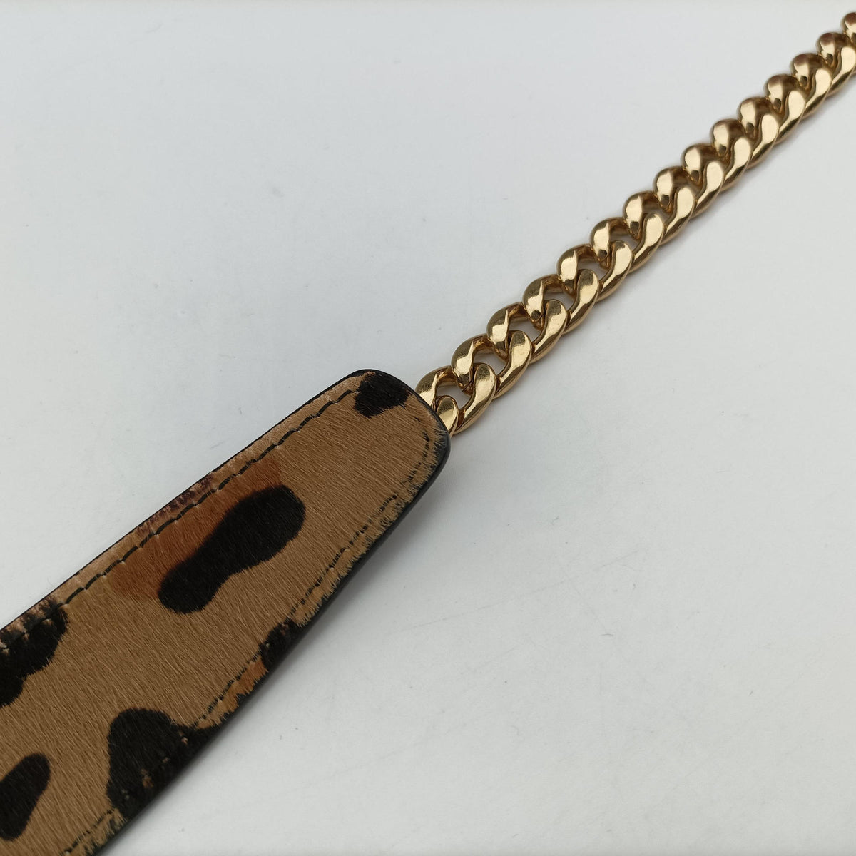 Secondhand Miu Miu Leopard print Multicolour ponyhair×leather  shoulderbag | stylenewstar
