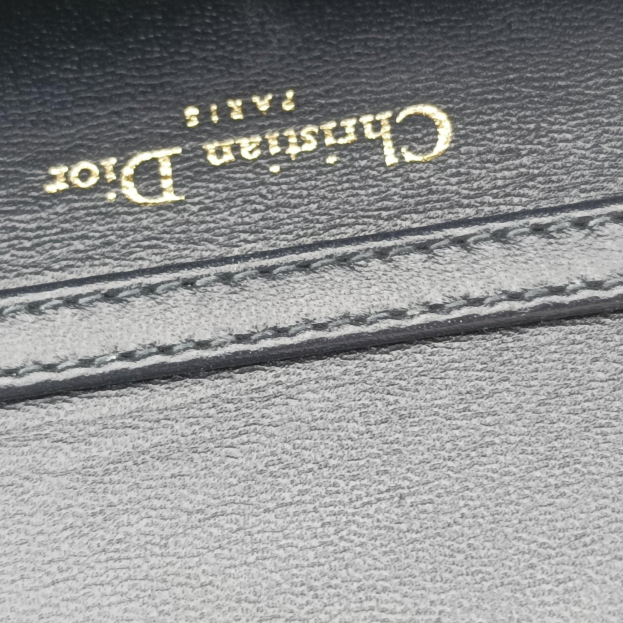 Pre-owned Christian Dior Diorama Burgundy Leather  shoulderbag | stylenewstar