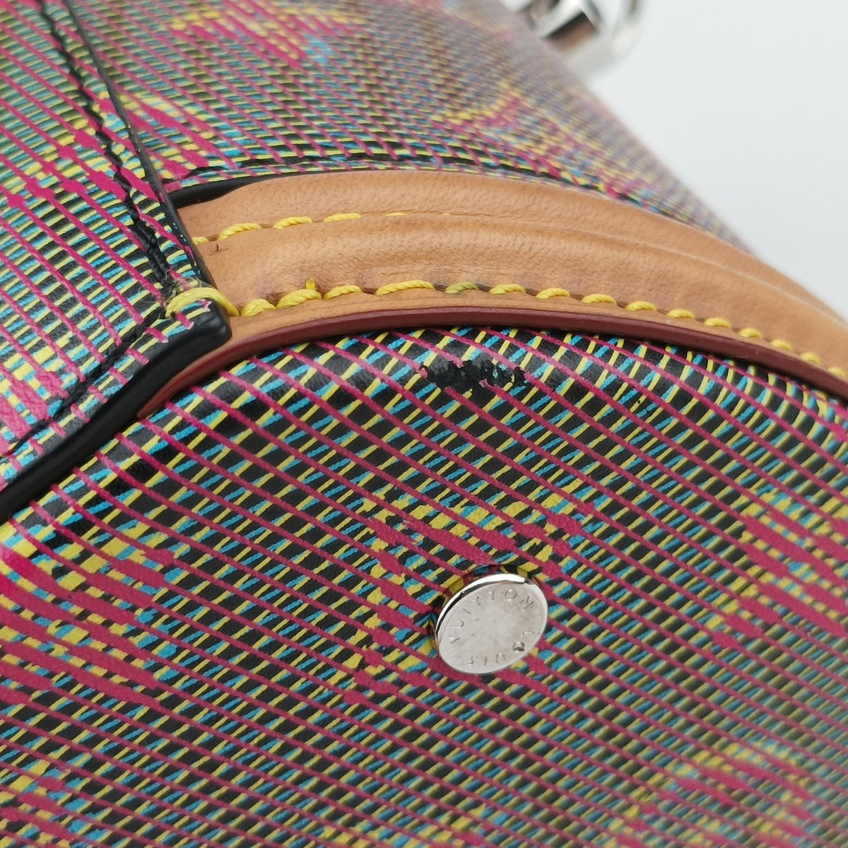 LV Pop Cannes Multicolour Monogram 3D PopCanvas × Vachetta Leather M55457 FL2129 IC ChipLVポップ カンヌ　 マルチカラー モノグラム 3D ポップ キャンバス × ヌメ革 M55457 FL2129 ICチップ