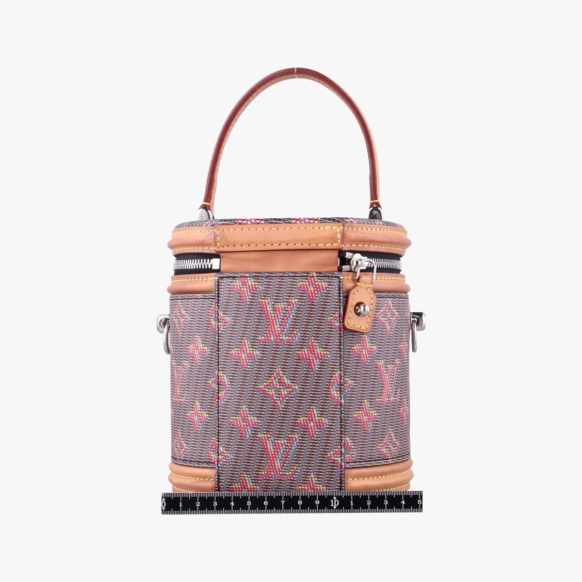 LV Pop Cannes Multicolour Monogram 3D PopCanvas × Vachetta Leather M55457 FL2129 IC ChipLVポップ カンヌ　 マルチカラー モノグラム 3D ポップ キャンバス × ヌメ革 M55457 FL2129 ICチップ