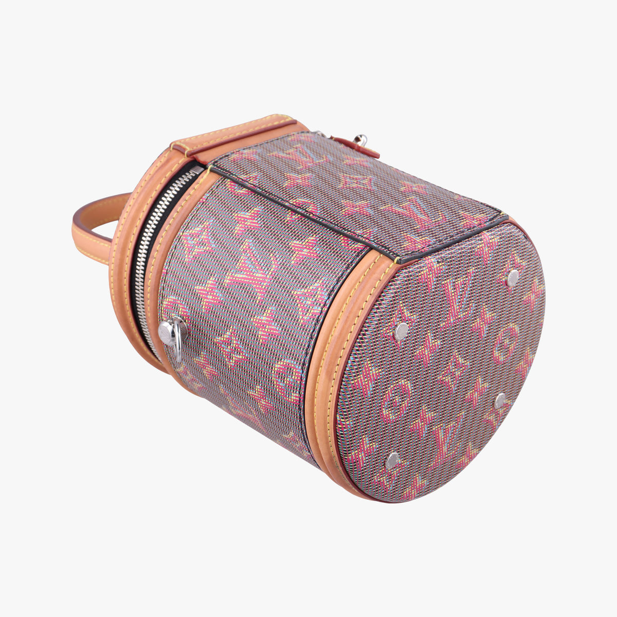LV Pop Cannes Multicolour Monogram 3D PopCanvas × Vachetta Leather M55457 FL2129 IC ChipLVポップ カンヌ　 マルチカラー モノグラム 3D ポップ キャンバス × ヌメ革 M55457 FL2129 ICチップ