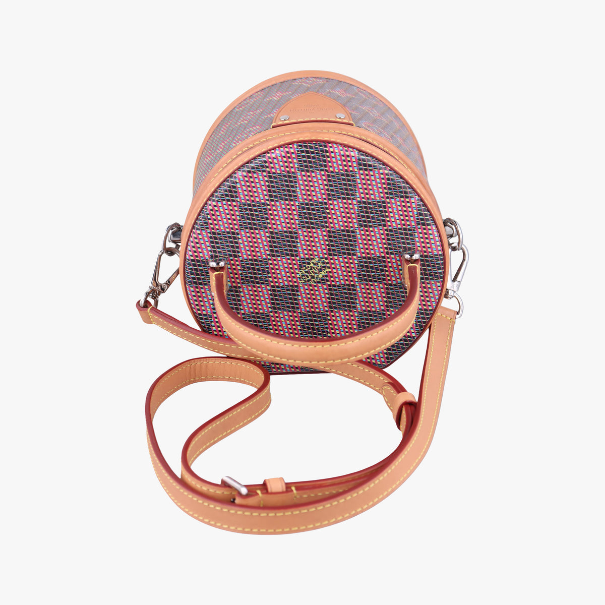 LV Pop Cannes Multicolour Monogram 3D PopCanvas × Vachetta Leather M55457 FL2129 IC ChipLVポップ カンヌ　 マルチカラー モノグラム 3D ポップ キャンバス × ヌメ革 M55457 FL2129 ICチップ