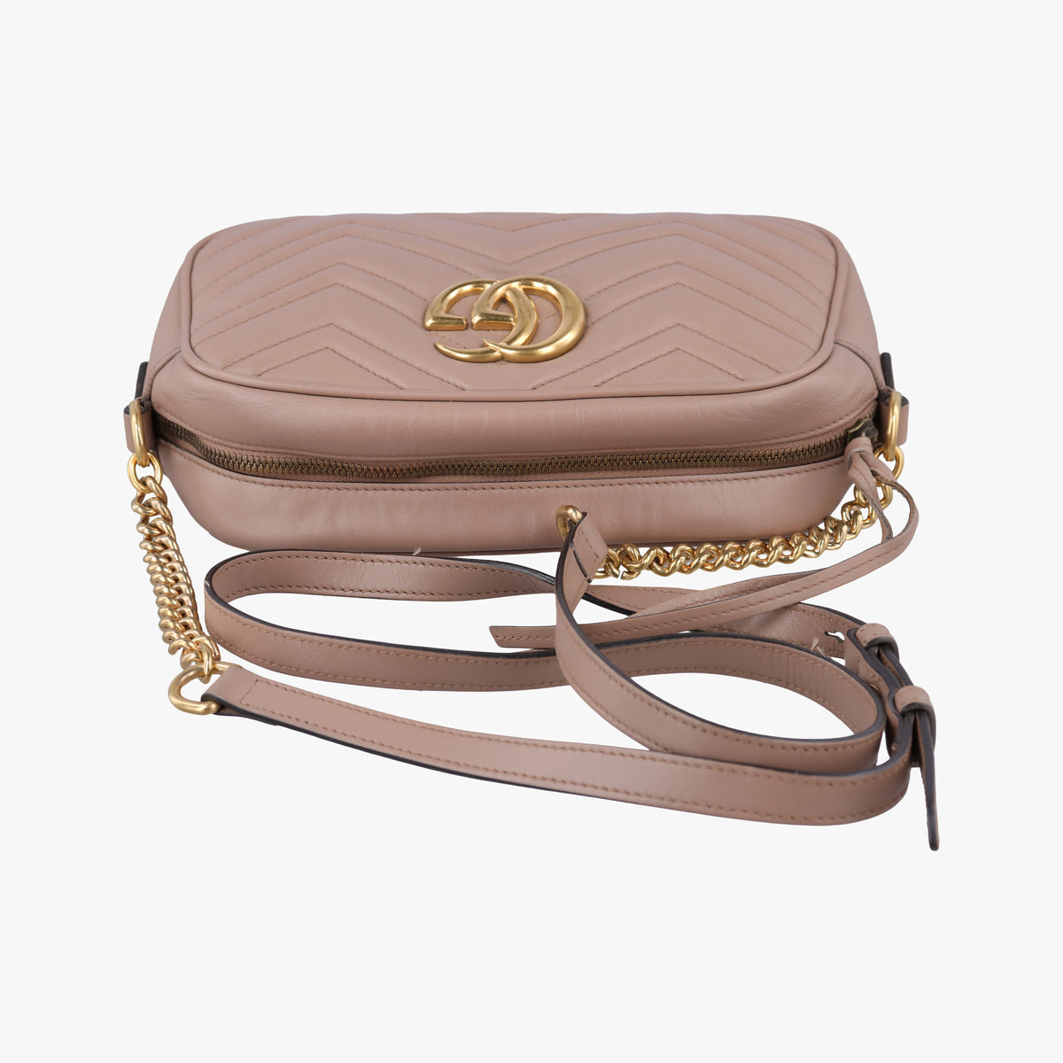 GG Marmont Beige Leather 447632 G027022416GGマーモント ベージュ レザー 447632 G027022416