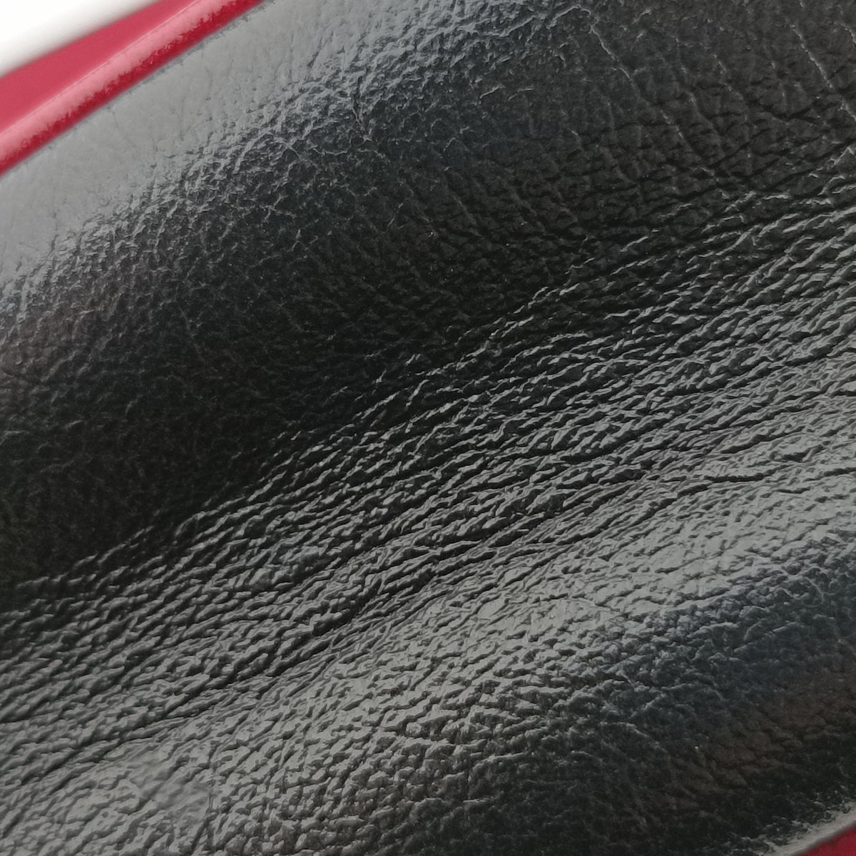 GG Marmont Black×Red Leather 550154 H029690636GGマーモント ブラック×レッド レザー 550154 H029690636