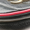 GG Marmont Black×Red Leather 550154 H029690636GGマーモント ブラック×レッド レザー 550154 H029690636