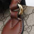 GG SUPREME beige×brown PVC coated canvas×Leather 409531 C019526158GGスプリーム ベージュ×ブラウン PVCコーティングキャンバス×レザー 409531 C019526158
