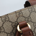 GG SUPREME beige×brown PVC coated canvas×Leather 409531 C019526158GGスプリーム ベージュ×ブラウン PVCコーティングキャンバス×レザー 409531 C019526158