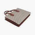 GG SUPREME beige×brown PVC coated canvas×Leather 409531 C019526158GGスプリーム ベージュ×ブラウン PVCコーティングキャンバス×レザー 409531 C019526158