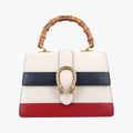 Dionysus Bamboo White×navy×red Leather 448075 D022664732ディオニュソス バンブー ホワイト×ネイビー×レッド レザー 448075 D022664732