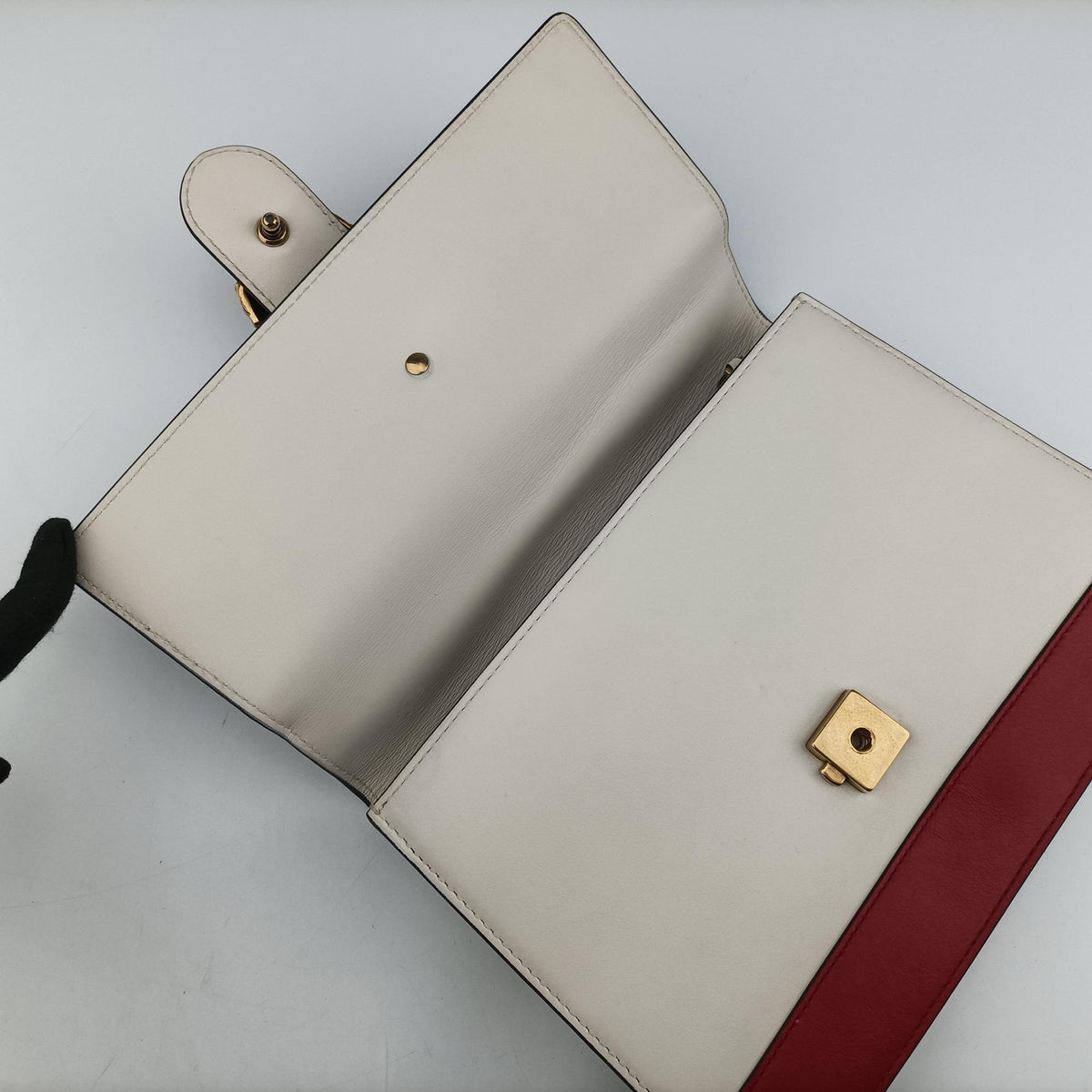 Dionysus Bamboo White×navy×red Leather 448075 D022664732ディオニュソス バンブー ホワイト×ネイビー×レッド レザー 448075 D022664732