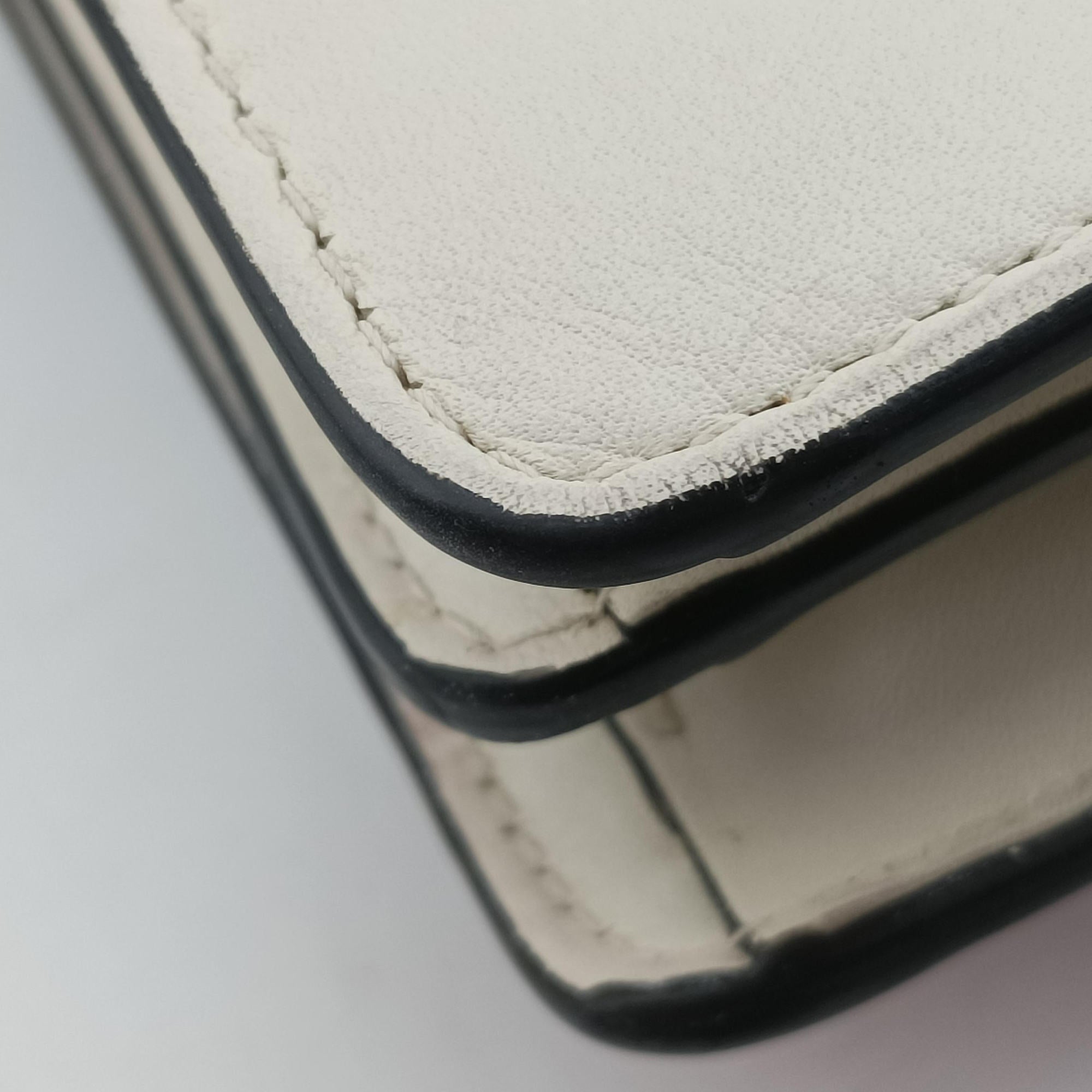 Dionysus Bamboo White×navy×red Leather 448075 D022664732ディオニュソス バンブー ホワイト×ネイビー×レッド レザー 448075 D022664732