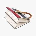 Dionysus Bamboo White×navy×red Leather 448075 D022664732ディオニュソス バンブー ホワイト×ネイビー×レッド レザー 448075 D022664732