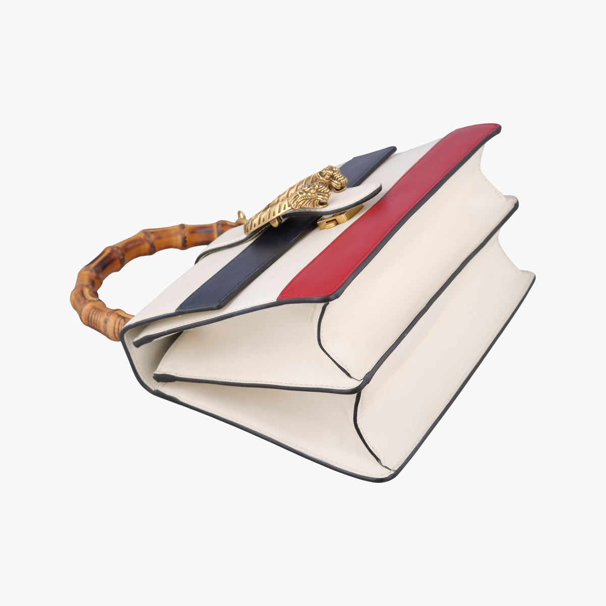 Dionysus Bamboo White×navy×red Leather 448075 D022664732ディオニュソス バンブー ホワイト×ネイビー×レッド レザー 448075 D022664732