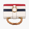 Dionysus Bamboo White×navy×red Leather 448075 D022664732ディオニュソス バンブー ホワイト×ネイビー×レッド レザー 448075 D022664732