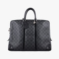 Porte Documents Voyage Noir Damier Graphite N41125 TR0133ポルト ドキュマン ヴォワヤージュ ノワール ダミエグラフィット N41125 TR0133