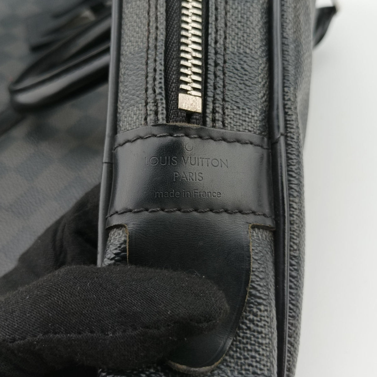 Porte Documents Voyage Noir Damier Graphite N41125 TR0133ポルト ドキュマン ヴォワヤージュ ノワール ダミエグラフィット N41125 TR0133