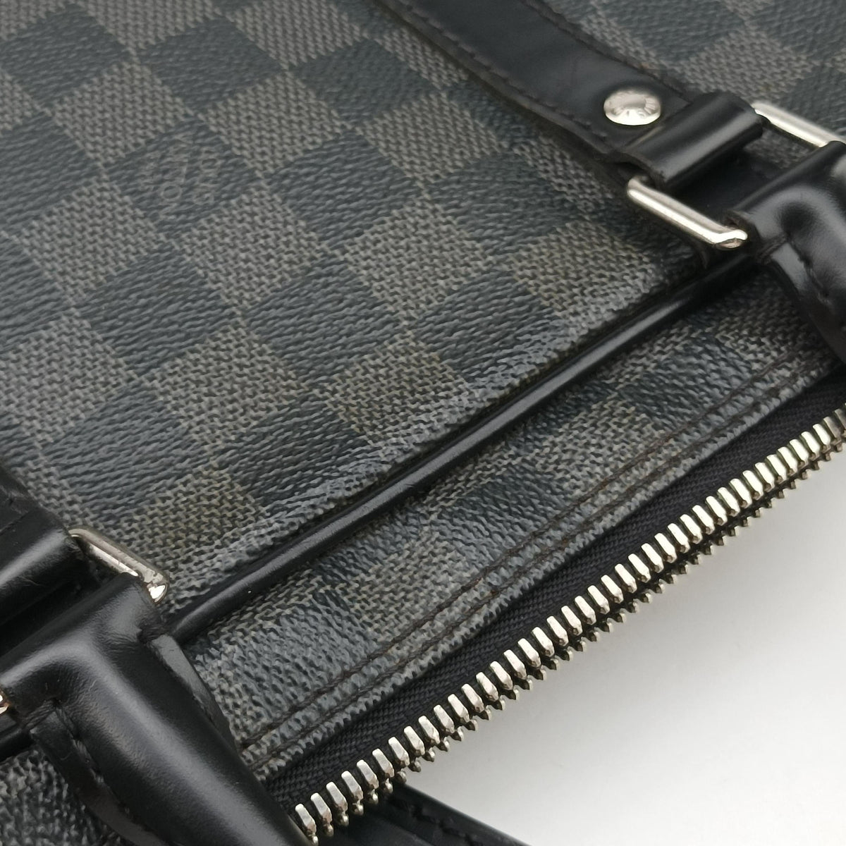 Porte Documents Voyage Noir Damier Graphite N41125 TR0133ポルト ドキュマン ヴォワヤージュ ノワール ダミエグラフィット N41125 TR0133
