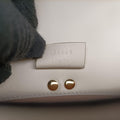 Pre-owned Gucci Sylvie Ivory×Navy×Red Leather 494646 shoulderbag | stylenewstar