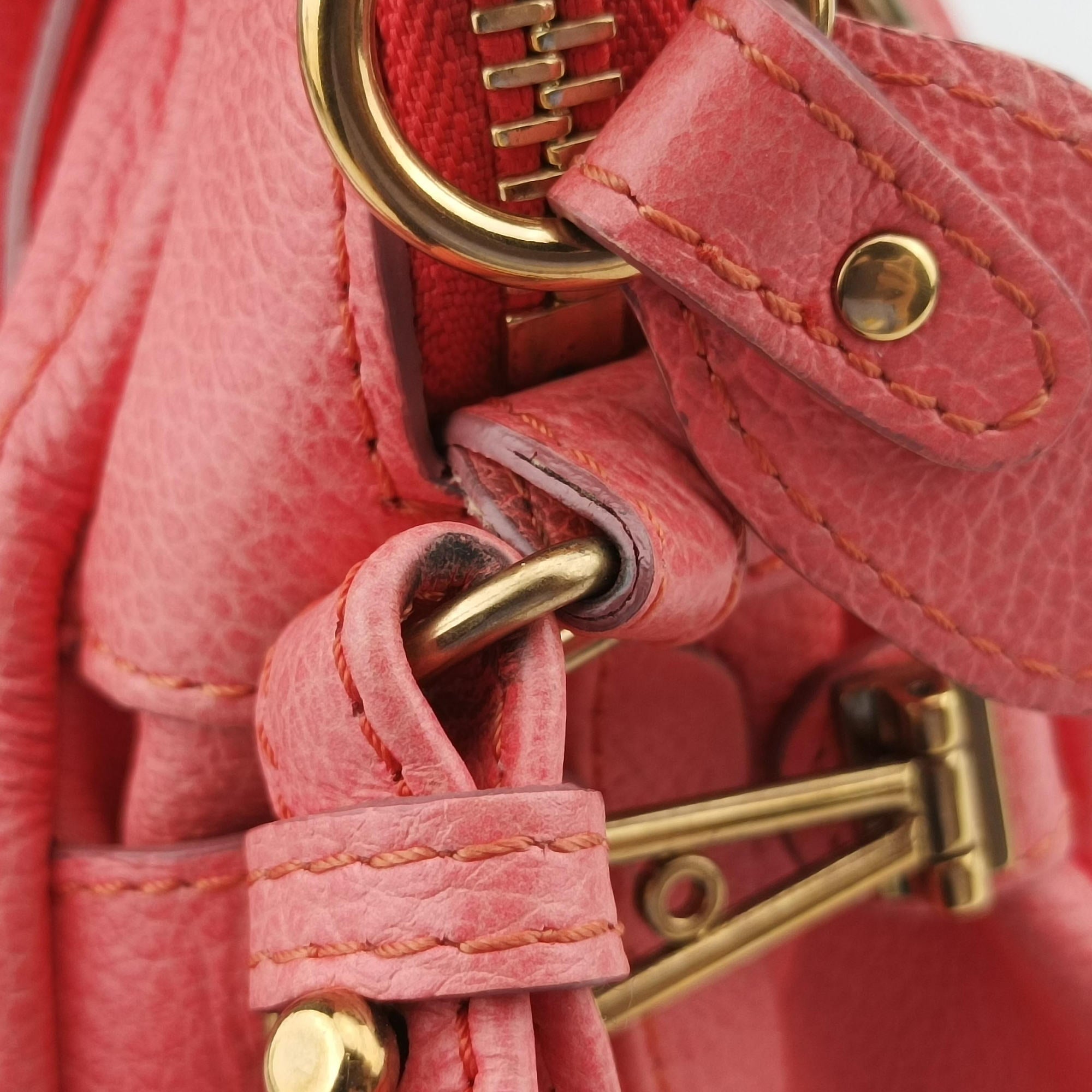 Pre-owned Chloe Paraty Pink Leather  shoulderbag | stylenewstar