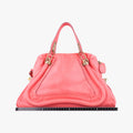 Pre-owned Chloe Paraty Pink Leather  shoulderbag | stylenewstar