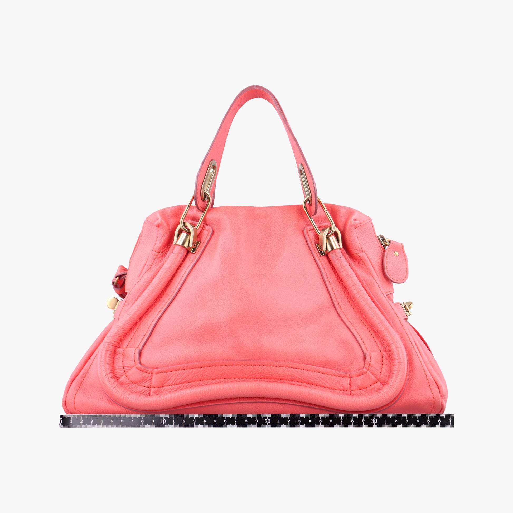 Pre-owned Chloe Paraty Pink Leather  shoulderbag | stylenewstar