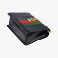 Sylvie Black×red×green Leather 431666 H021749324シルヴィ ブラック×レッド×グリーン レザー 431666 H021749324