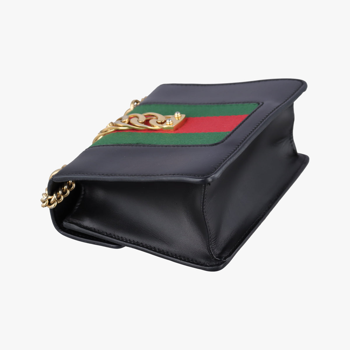 Sylvie Black×red×green Leather 431666 H021749324シルヴィ ブラック×レッド×グリーン レザー 431666 H021749324