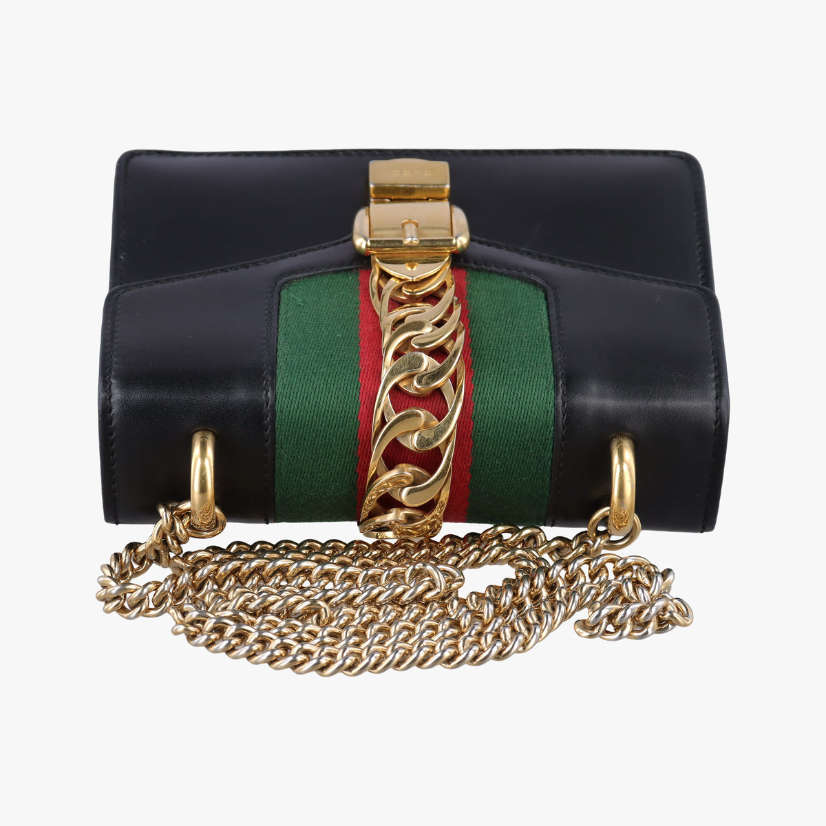 Sylvie Black×red×green Leather 431666 H021749324シルヴィ ブラック×レッド×グリーン レザー 431666 H021749324