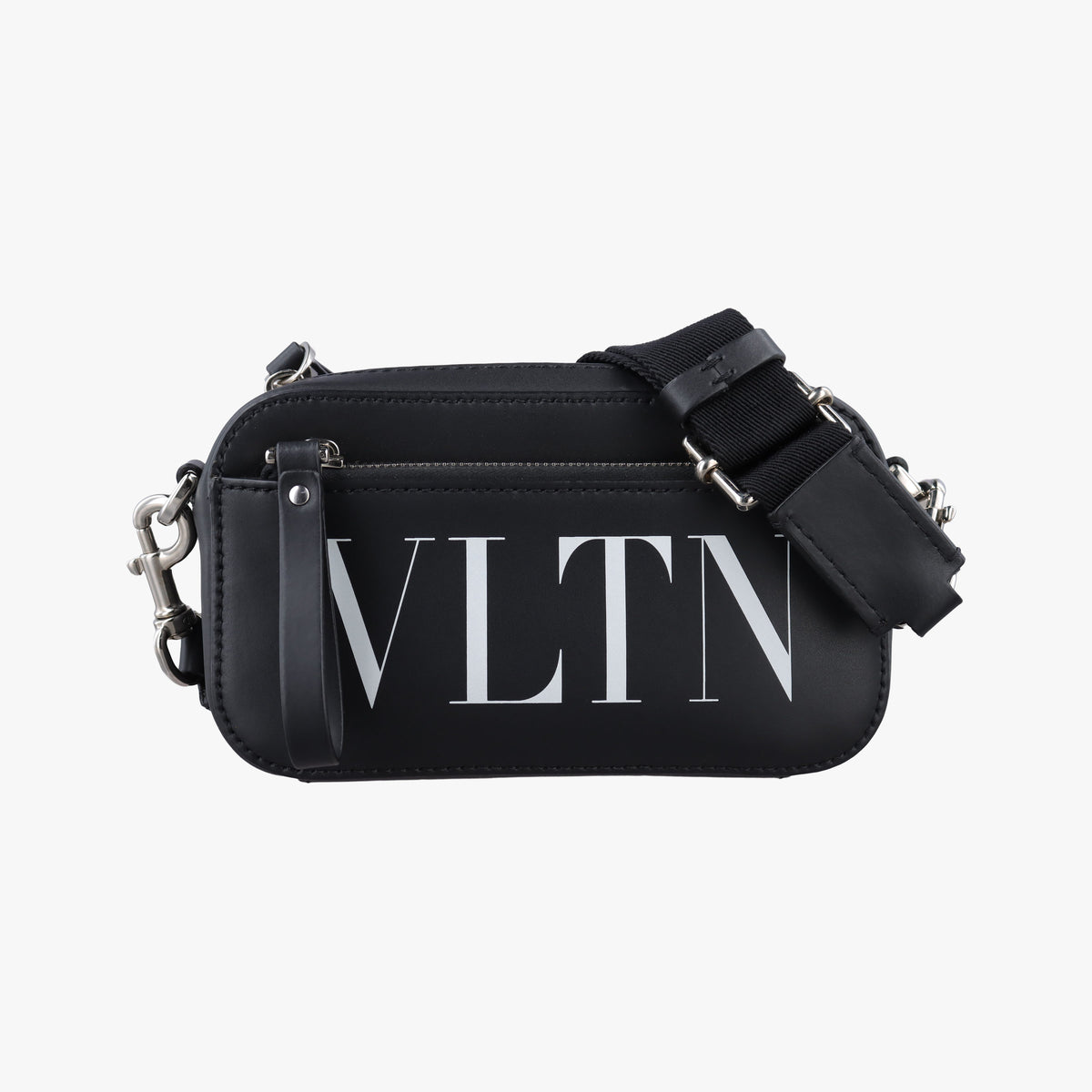 VLTN Print Black Leather IC ChipVLTN プリント ブラック レザー ICチップ