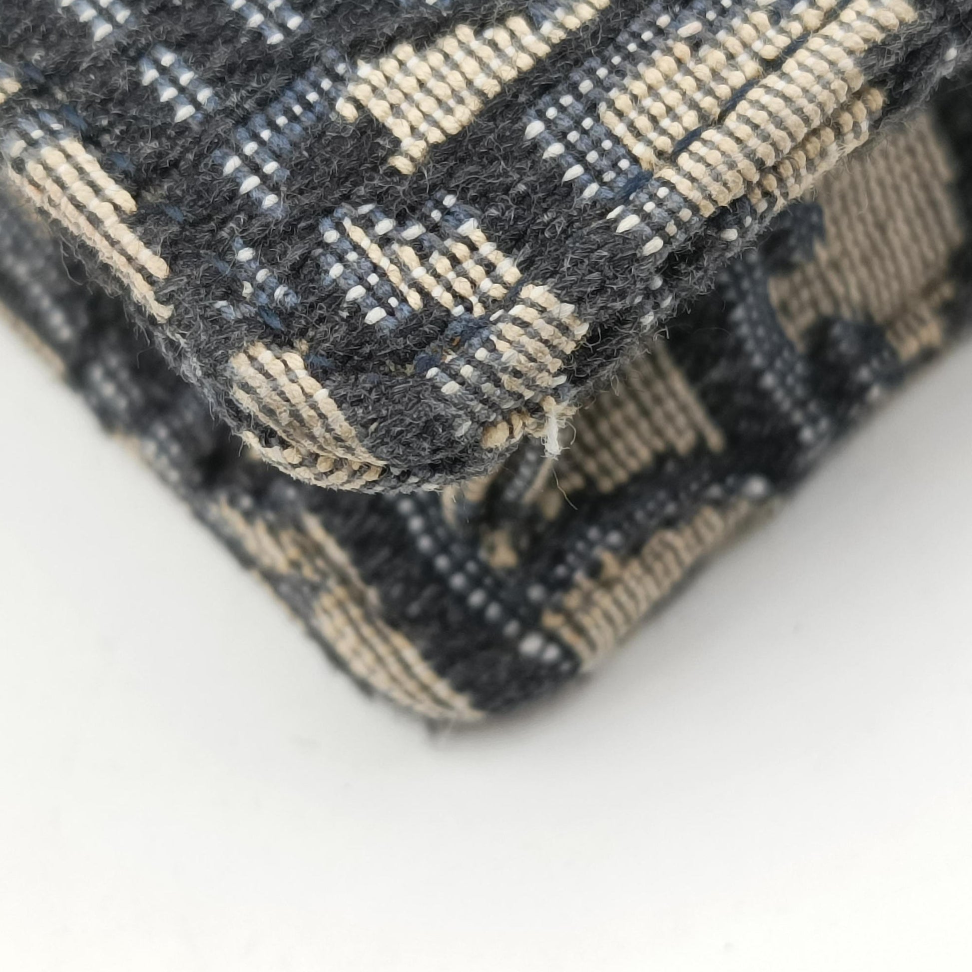 Saddle Navy×Gray Jacquard x Leather 12-MA-0290サドル ネイビー×グレー ジャガード×レザー 12-MA-0290