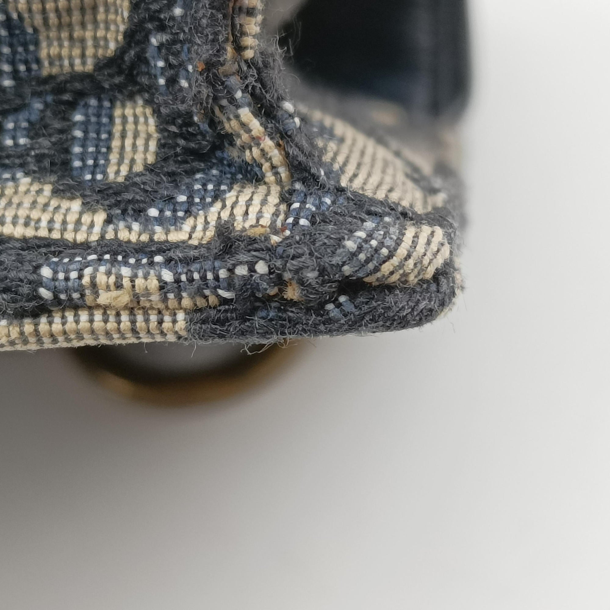 Saddle Navy×Gray Jacquard x Leather 12-MA-0290サドル ネイビー×グレー ジャガード×レザー 12-MA-0290