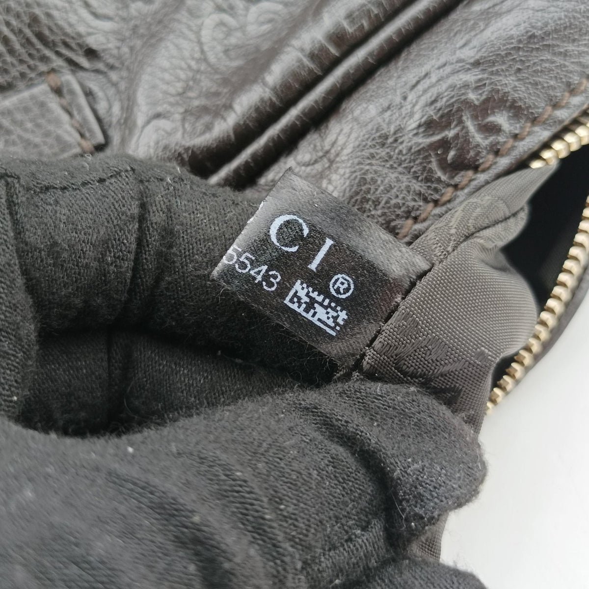 GG Imprime Messenger Brown Leather 201448 C5735543GGインプリメ メッセンジャー ブラウン レザー 201448 C5735543