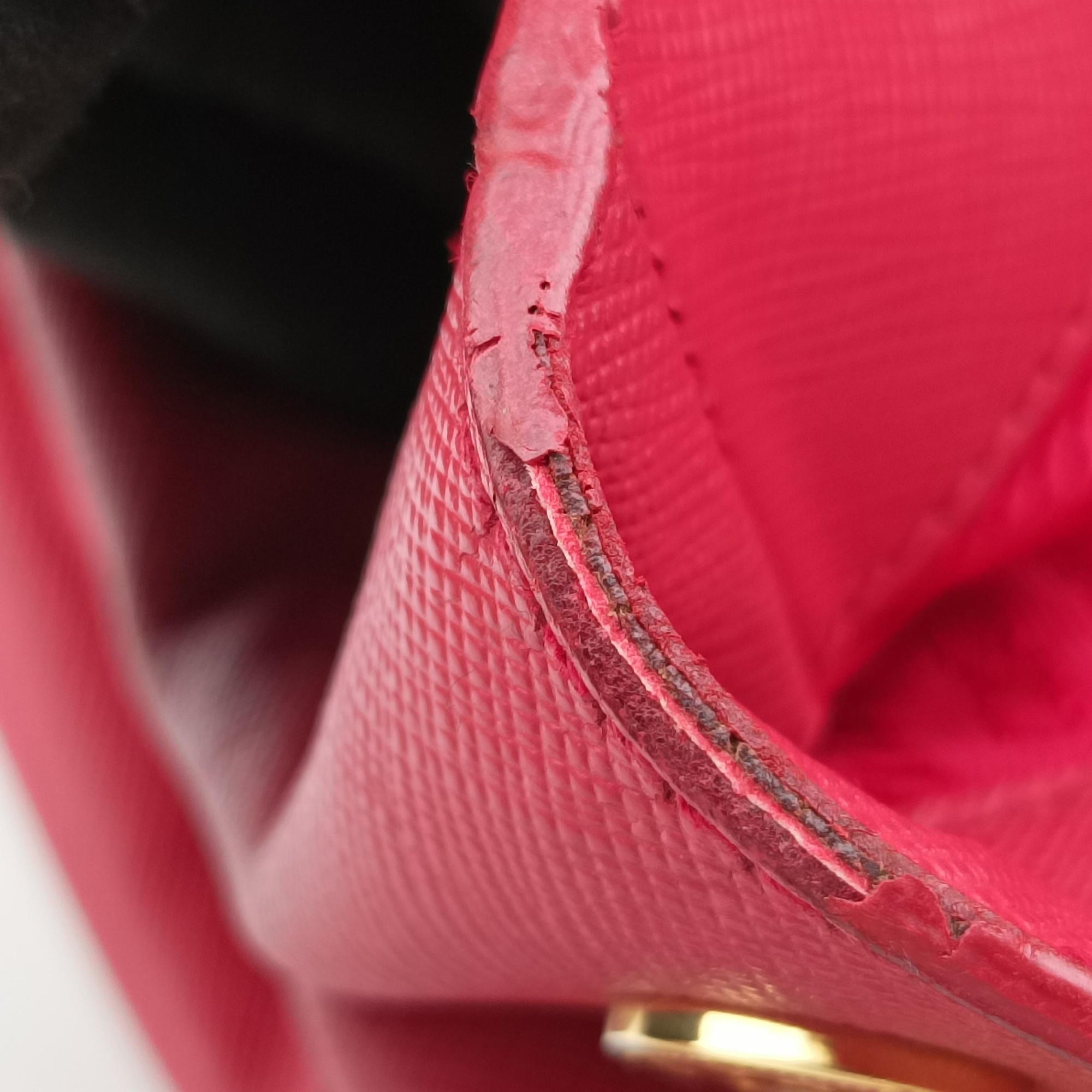 Galleria Red SAFFIANO Leather BN1844 31/Eガレリア レッド サフィアーノレザー BN1844 31/E
