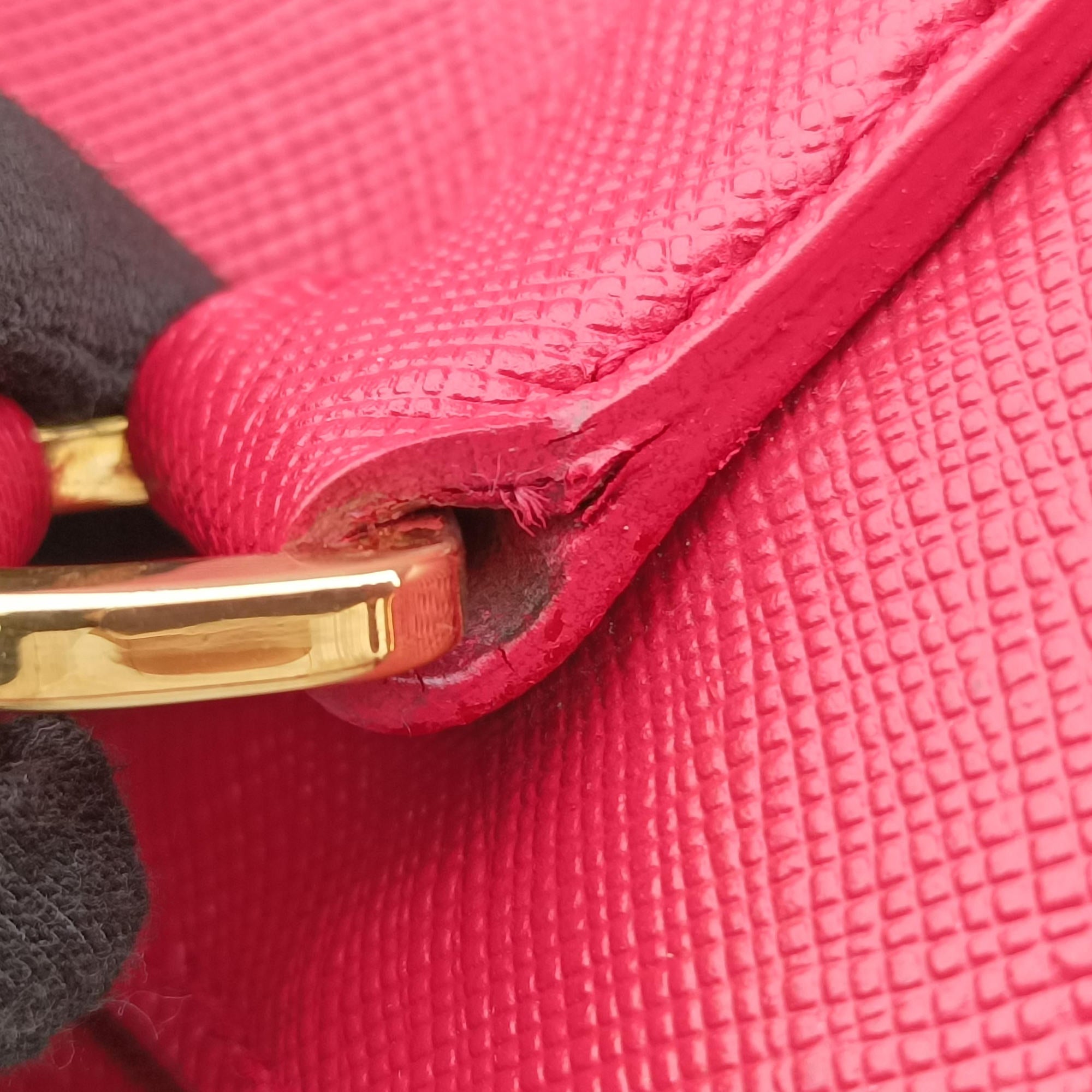 Galleria Red SAFFIANO Leather BN1844 31/Eガレリア レッド サフィアーノレザー BN1844 31/E
