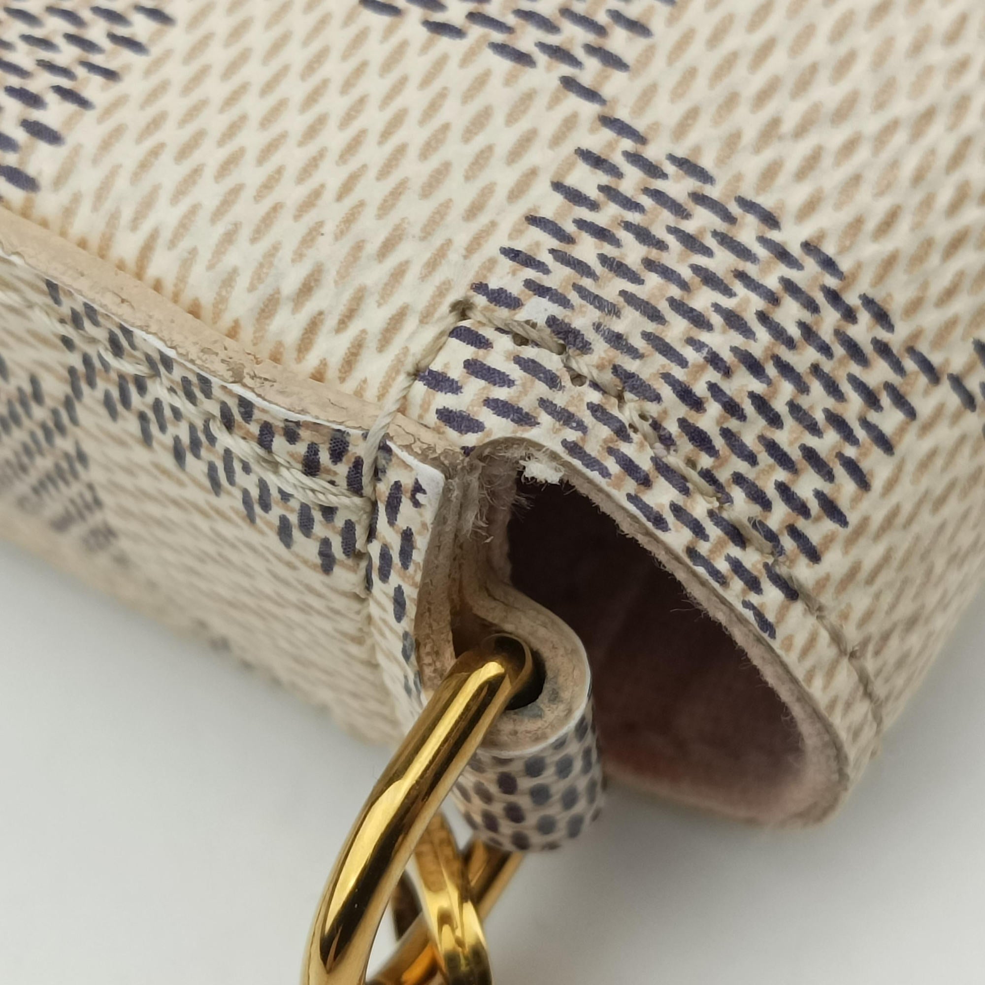 Pochette Felicie Azur Damier Canvas N63106 IC Chipポシェットフェリシー アズール ダミエキャンバス N63106 ICチップ