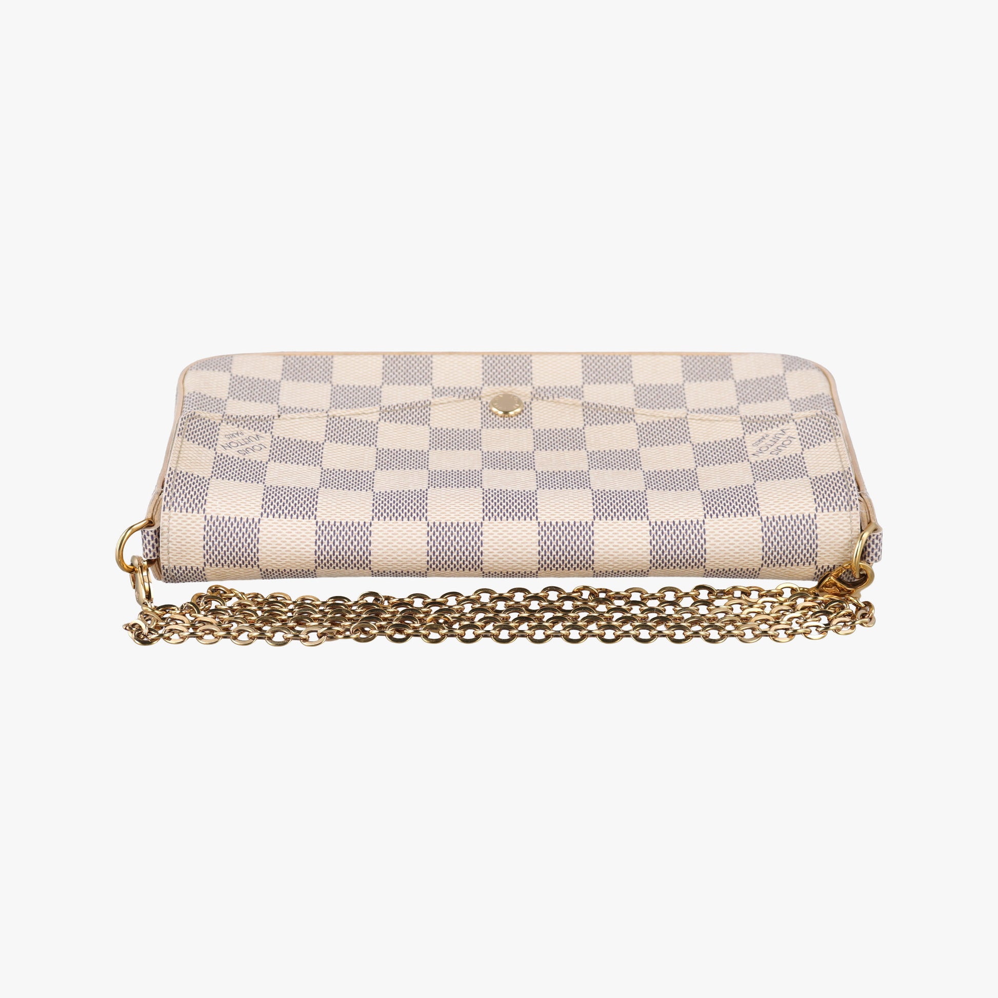 Pochette Felicie Azur Damier Canvas N63106 IC Chipポシェットフェリシー アズール ダミエキャンバス N63106 ICチップ
