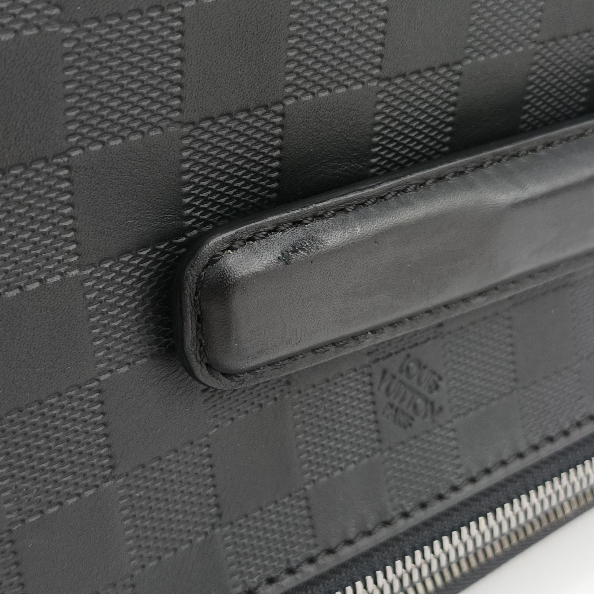 Pegase55 Case Matte Black Damier Infini N41231 SP0153ペガス55　スーツケース ブラック ダミエ アンフィニ N41231 SP0153