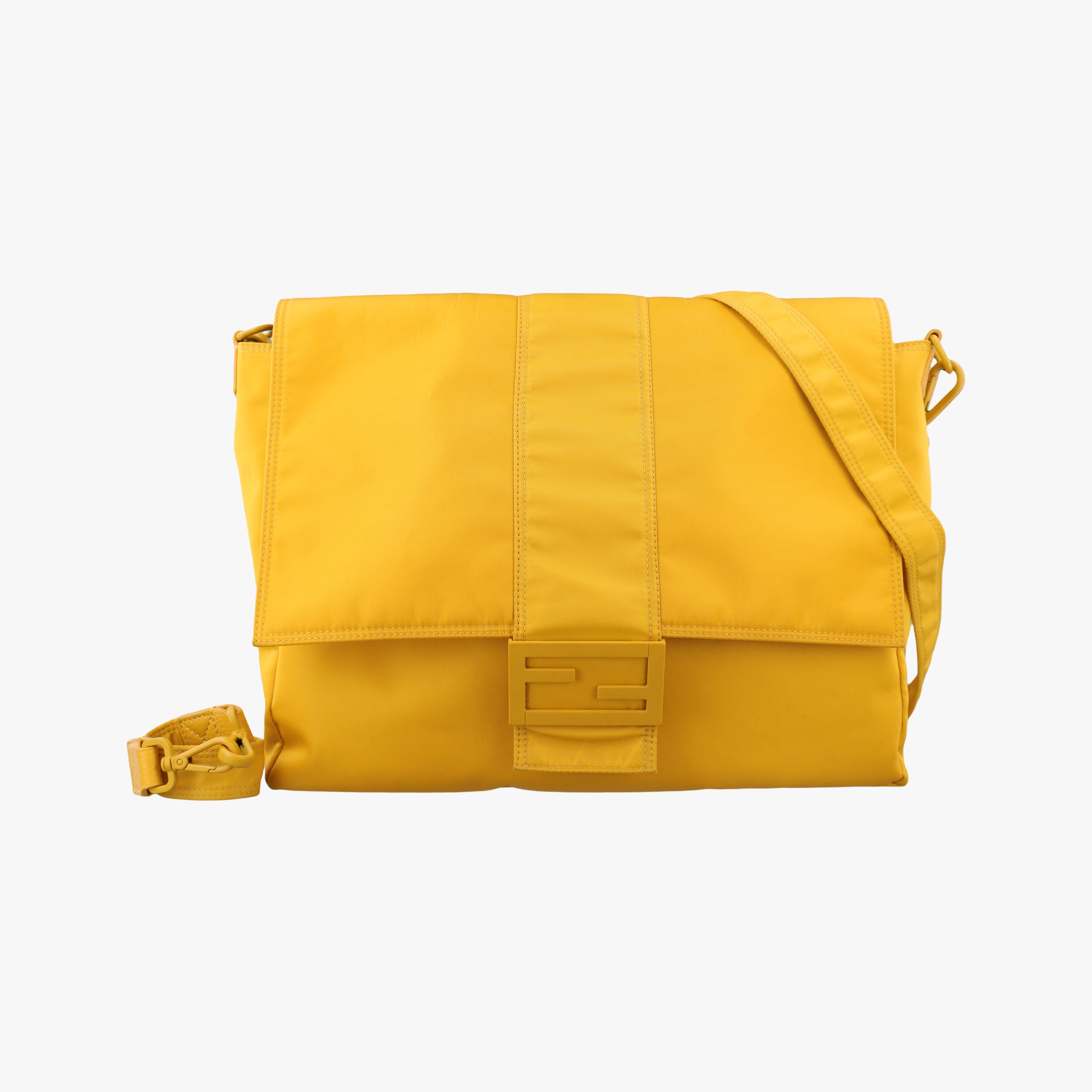 Baguette Messenger Yellow Nylon× leather 7VA536 7VA536 AG0P 219.3262バケットメッセンジャー イエロー ナイロン×レザー 7VA536 7VA536 AG0P 219.3262