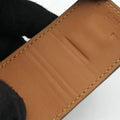 Pre-owned Hermes Collier de Chien Black×golden Leather × GP  bangle/wristband | stylenewstar